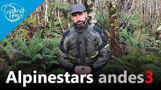 Alpinestars andes v3 drystar touring suit reviewed [upl. by Ogren687]