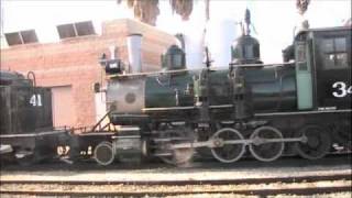 Knotts Berry Farm RGS 41 and DRGW 340 pull ahead [upl. by Yahiya]