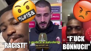 Famous Celebrities Reaction to Leonardo Bonuccis RACISM FT Sterling Santan Dave Balotelli [upl. by Celin172]