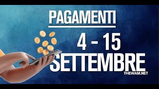 STATO PAGAMENTI INPS 415 SETTEMBRE NASPI REM RDC [upl. by Taffy]