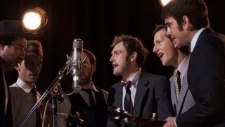 The Punch Brothers Marcus Mumford sing quotThe Auld Trianglequot [upl. by Auoy]