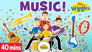 Music ABCs  Wiggly Musical Favourites  The Wiggles [upl. by Yrdnal]