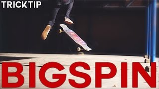 LONGBOARD TRICK TIP  Bigspin [upl. by Enelyw778]