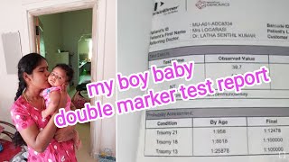 My boy baby double marker test report in tamil double marker test report in pregnancy [upl. by Ybba308]