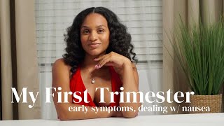 FIRST TRIMESTER PREGNANCY RECAP  Symptoms Extreme Nausea Feeling Guilty [upl. by Gnohc610]