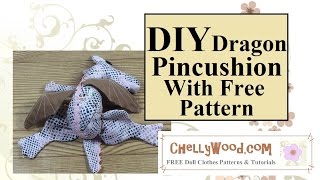 Free Pincushion Pattern and Tutorial [upl. by Harbert]