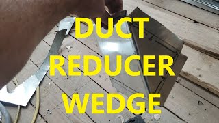 How to make a Trunk Duct Reducer [upl. by Ellehcyar840]