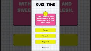 Quiz Question Time 11 quiz quizforkids [upl. by Ikcaj29]