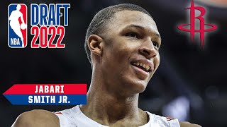 Houston Rockets select Jabari Smith Jr with 3rd pick  2022 NBA Draft Highlights 🎥 [upl. by Ebarta]