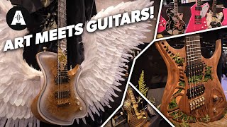 Some Unreal Guitars at the NAMM 2024 Boutique Guitar Showcase [upl. by Riehl]