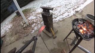 Learning Blacksmithing with Homemade Tools [upl. by Waddington]