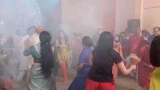 Dhunuchi Naach Durga Puja 2015 at Vasundhara Enclave [upl. by Cheke]