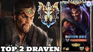 Wild Rift Draven  Top 2 Draven Gameplay Rank Sovereign [upl. by Anialad211]