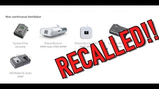 Philips Respironics DreamStation RECALL Are you at Risk [upl. by Nnaer]