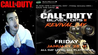 Playing Call of Duty BLACK OPS 2 REVIVAL DAY Friday January 28th LIVE in 2022 [upl. by Balfore]