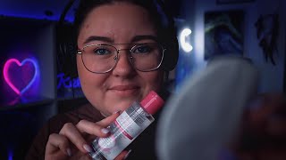 ASMR Gör din nattrutin åt dig ♥ Skincare face brushing plucking [upl. by Findley]