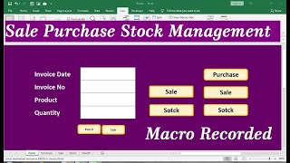 sales and purchase Data Entry and Record Maintain in excel [upl. by Neras]