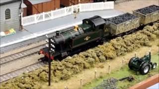 Astolat Guildford Model Railway Exhibition Jan 2016 [upl. by Ahsaelat]