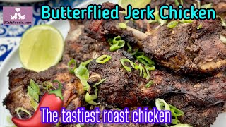 Butterflied Jerk Chicken easy roast [upl. by Susej557]