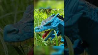 😎 Velociraptor Blue avoids traps set by the dimwitted Allosaurus  Dinosaur Funny shorts [upl. by Fradin]