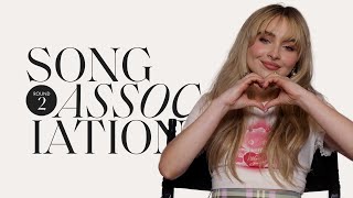 Sabrina Carpenter Sings because i liked a boy amp Frank Ocean in ROUND 2 of Song Association  ELLE [upl. by Benkley317]