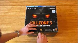 Killzone 3 Helghast Edition PS3 Unboxing [upl. by Aynotel582]