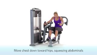 Precor Discovery Series DSL712 Abdominal [upl. by Ellegna]