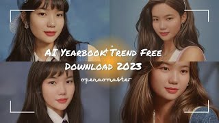 Free AI Yearbook Photos How To Create [upl. by Tneicniv]