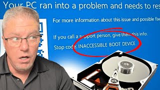 How to FIX quotboot device inaccessiblequot error [upl. by Karlotte]