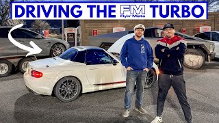 First QUICK drive of the Flyin Miata NC turbo kit Absolute bliss [upl. by Abisha]