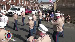 Enniskillen Fusiliers FB  Brian Robinson Memorial Parade 070924 [upl. by Berthe530]