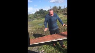 Traveller Man Showing Settled Lads A Galvanised Sheet 700 Hundred Years Old [upl. by Attela830]