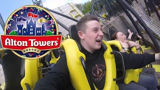 AMAZING day at ALTON TOWERS [upl. by Siraved]