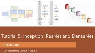 Tutorial 5 Inception ResNet and DenseNet Part 2 [upl. by Arjan]