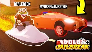 Jailbreak NEW FASTEST CAR Ultimate Speed Test  BACON VS SALAD  Roblox Jailbreak New Update [upl. by Peyter]