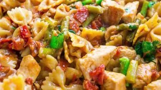 One Pot Bruschetta Chicken Pasta [upl. by Germann]