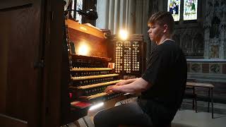 30 minutes of meditative organ improvisation at Downside Abbey [upl. by Heddy405]