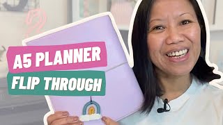 A5 Filofax Domino Soft Organiser  Planner Flip Through Part 2 [upl. by Soneson]