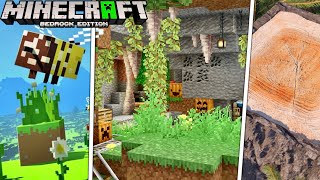 TOP 7 BEST Texture Packs for Minecraft Bedrock 12032 Realistic Fun amp Improvements [upl. by Yrrehc]