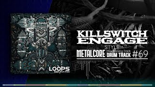 Metalcore Drum Track  Killswitch Engage Style  190 bpm [upl. by Yruj]