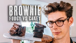 Fudgy vs Cakey Brownies  The BEST Brownie Recipe  Topless Baker [upl. by Id]