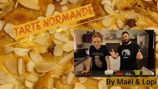 RECETTE de la Tarte Normande Pomme calvados crème [upl. by Nivloc]