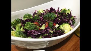 3 Sağlıklı Salata Tarifi IspanakNarBrokoli  3 Healthy Salad Recipes SpinachPomegranateBroccoli [upl. by Yxor]