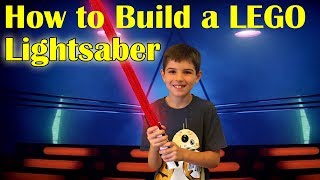 How to Build a LEGO Lightsaber MOC at Disney Springs Lego Store [upl. by Rama322]