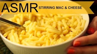 ASMR  Stirring Mac amp Cheese Request  No Talking [upl. by Akanke]