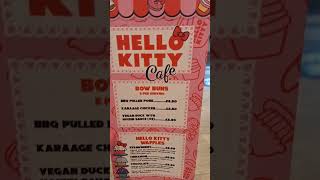 Visiting HELLO KITTY CAFE in Edinburgh for my Bella Let me know what you wouldve ordered [upl. by Beichner84]