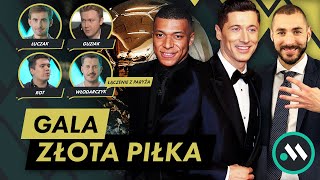 BENZEMA ZE ZŁOTĄ PIŁKĄ LEWANDOWSKI POZA PODIUM ZAPIS GALI BALLON D’OR 2022 [upl. by Gnilrits]