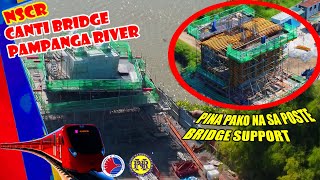 nscr project sulipan pampanga river nscr cantilever bridge construction V160  pnr nscr update [upl. by Unni]