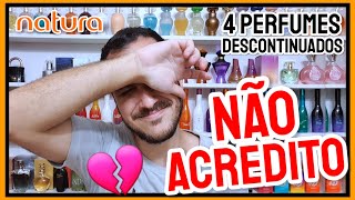 NÃO ACREDITO que a Natura VAI DESCONTINUAR meu BB 😭😭😭 Vamos dar TCHAU PARA ESTES 4 Perfumes [upl. by Lramaj667]