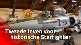 Al vijf jaar sleutelen 24 liefhebbers aan een oude Starfighterstraaljager [upl. by Ahcurb]